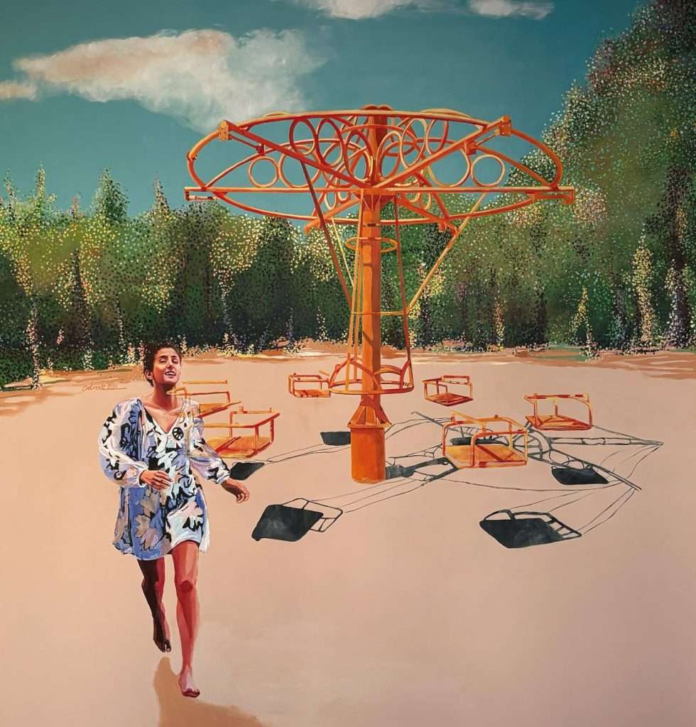 The Lantern City VAG - The Orange Swing by Golnaz Kiany